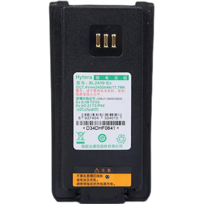 ซื้อ แบตเตอรี่ BL2409 Ex แบตเตอรี่รีชาร์จได้สองทาง แบตเตอรี่ Li-ion ที่ปลอดภัย การผลิตออนไลน์