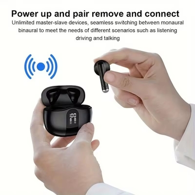 ซื้อ TWS Earbuds อุปกรณ์เสริมสําหรับ Two Way Radio Digital Display หูฟังไร้สาย ยกเลิกเสียงด้วยตัวชี้วัดแบตเตอรี่ การผลิตออนไลน์