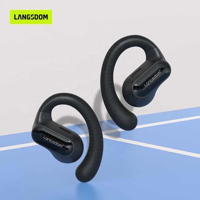 ซื้อ Langsdom True Wireless Bluetooth Headphones อะสเซสอรี่สําหรับ Two Way Radio ความจุของแบตเตอรี่ 700mah การผลิตออนไลน์