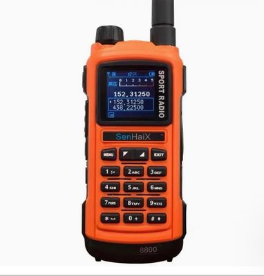 ซื้อ SenHaiX 8800 วิทยุสื่อสาร 5W UHF VHF พร้อม 128 ช่อง การผลิตออนไลน์