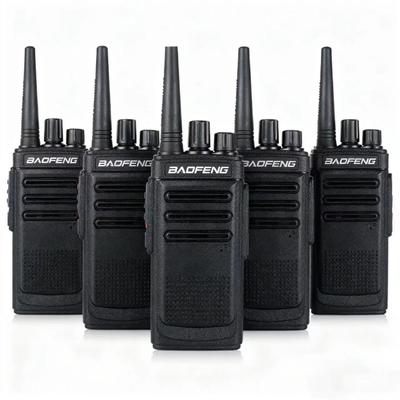 ซื้อ UHF Walkie Talkie Two Way Radio 5W ดับเบนด์มือถือพร้อม 2 PC สีดํา ภาษาอังกฤษ QT / DQT การผลิตออนไลน์