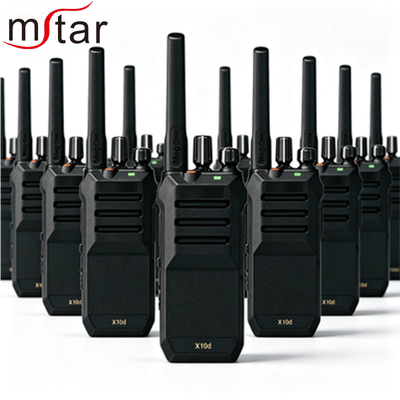 ซื้อ X10D มือถือพาณิชย์ไร้สาย ดิจิตัล-แอนาล็อกที่เข้ากันได้ DMR Walkie Talkie ด้วยพลังงานออก 5W และ IPX5 กันน้ําสําหรับการสื่อสารระยะไกล การผลิตออนไลน์