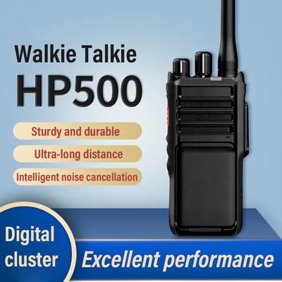 สายวิทยุสองทางดิจิตอล HP500 GPS Bluetooth UHF VHF มืออาชีพ DMR สายวิทยุสองทางพกพา