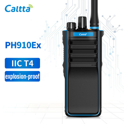 สายวิทยุดิจิตอลสองทาง PH910EX สีดํา ถือถือ กันระเบิด IP68 กันน้ําและกันฝุ่น