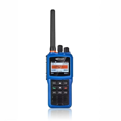 0-8กิโลเมตร Kirisun Dp980 Ex Ip67 Dmr ปลอดภัยในตัว เครื่องส่งรับวิทยุ 1.8 นิ้วจอ