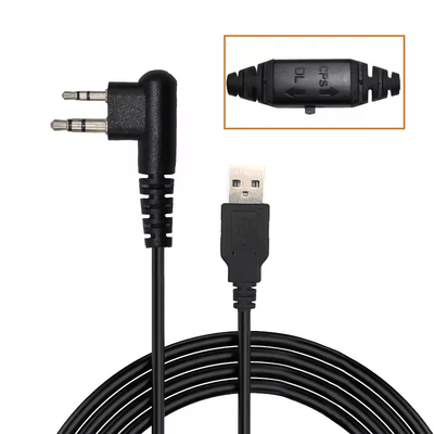 อุปกรณ์เสริมเครื่องจําหน่าย อานเตนน่าและฟีเดอร์ PC63 เหมาะสําหรับสายความถี่ โปรแกรมเคเบิลของ HYT PD500, 508 PD560 PD580
