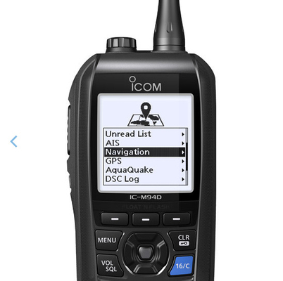 M94D VHF สายวิทยุสองทางทางทะเล IP57 ดาวฟลัดสําหรับเรือ