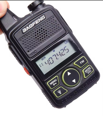 Bf-T1 2W 2km 5km ระยะทาง USB ชาร์จใหม่ มินิมือถือ Baofeng เครื่องส่งรับวิทยุ สําหรับร้านอาหาร