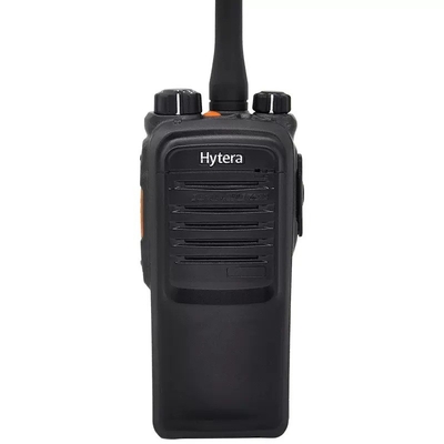 PD700S Walkie Talkie สีดํา VOX ระยะยาว การบันทึกเสียงดิจิตอล การตั้งตําแหน่ง GPS