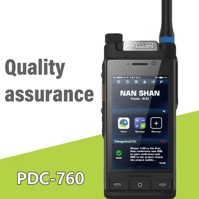 PDC760 การสื่อสารแบบเข้ารหัสกันน้ํา GPS Octa-core Dual Bluetooth Walkie Talkie