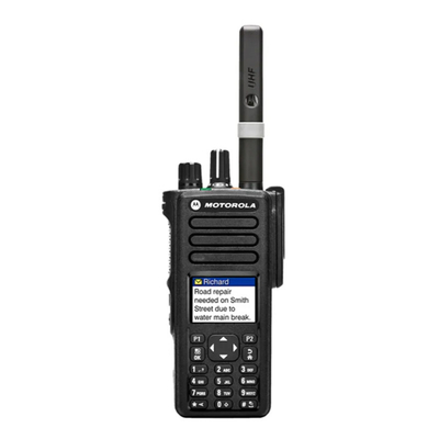 DGP8550E UHF VHF Radio DMR ระยะยาวพร้อมฟังก์ชัน GPS Radio Walkie Talkie