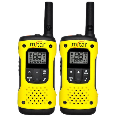 โมโตโรล่า T92 Two Way Radio มือถือ สไตล์เทอร์มินัลสีเหลือง