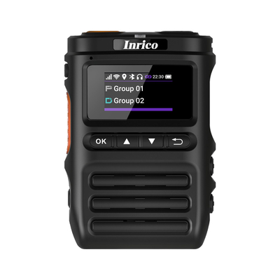 INRICO IRC100 POC Radio ระยะยาวสองทางของ POC Radio ระยะยาวสองทางที่มีอินเตอร์เฟซ API เปิดและแสดงชื่อผู้โทร