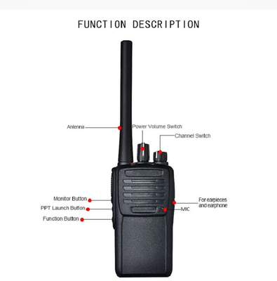 ดิจิทัล มอโตโรล่า VZ-D281 สองทางวิทยุ Walkie Talkie ระยะยาวสําหรับการผจญภัยกลางแจ้ง
