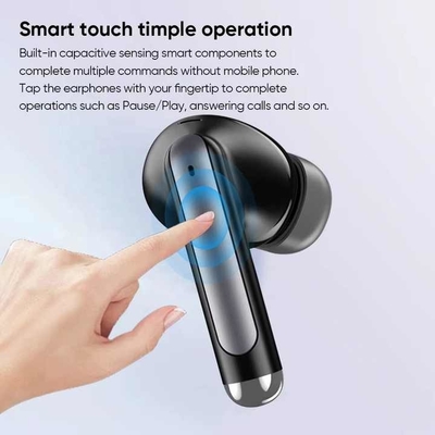 อุปกรณ์เสริมหูฟังสายลื่นไร้สายสําหรับวิทยุสองทาง Bluetooth v5.4 ยกเลิกเสียง หูฟังไร้สายจริงที่มีเวลาและเสียงล่าช้าไร้สาย 51-60 ms