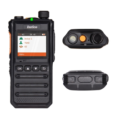 Inrico T640 POC ระยะไกลวิทยุสองทาง สายวิทยุสองทางพลังงานสูง IP54 2MP กล้องหน้าสําหรับความต้องการของลูกค้า