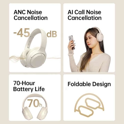 ขายดีที่สุด สายไร้สาย ยกเลิกเสียง เสียง หัวหู Earbud กีฬา สเตเรีย หูฟัง พับได้ Deep Bass OEM Bluetooth หูฟัง หูฟัง