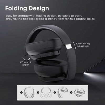 แอร์โฟน แม็กซ์ แอนเอซี เสียงยกเลิก หูฟังไร้สาย หูฟังพกพานพกพา MP3 Player With Microphone หูฟังบลูทูธ