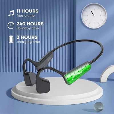 Langsdom สปอร์ต บลูทูธ หูฟัง อุปกรณ์เสริมสําหรับ Two Way Radio NO Touch Screen Bone Conduction บลูทูธ หูฟังด้วยบลูทูธ V5.4 Standard