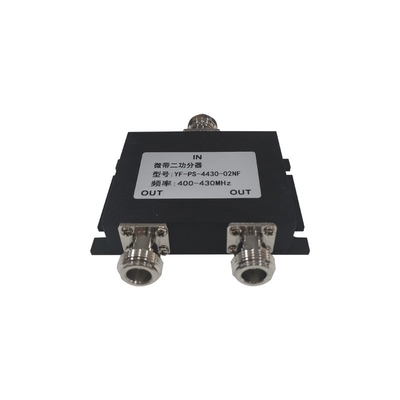 เครื่องแยกพลังงาน เครื่องแยกพลังงานแบบไมโครสเตอปแบบสองทาง 400 - 430MHz เครื่องเชื่อมสตรีชนิด N