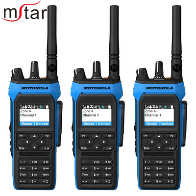 MOTOTRBO R7Ex Motorola walkie-talkie IP68 เครื่องวิทยุ UHF DMR กันน้ํา พร้อมแบตเตอรี่ 2000-2500mAh